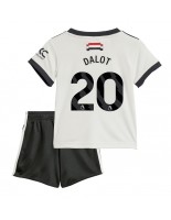 Manchester United Diogo Dalot #20 Kolmaspaita Lasten 2024-25 Lyhythihainen (+ shortsit)